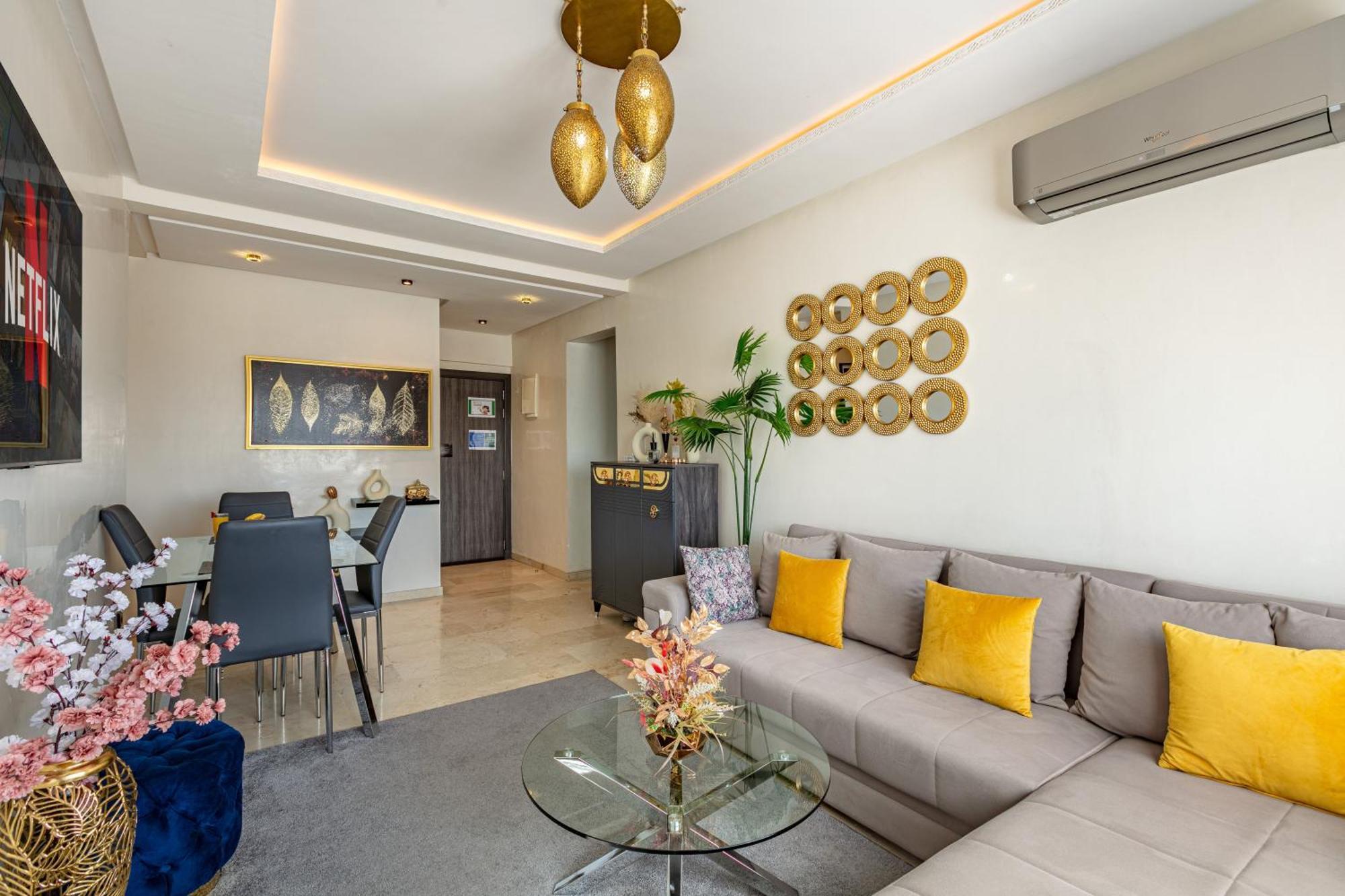 Cozy 2-Bedroom Apartment In Gueliz, Marrakech Marrakesh Exterior photo