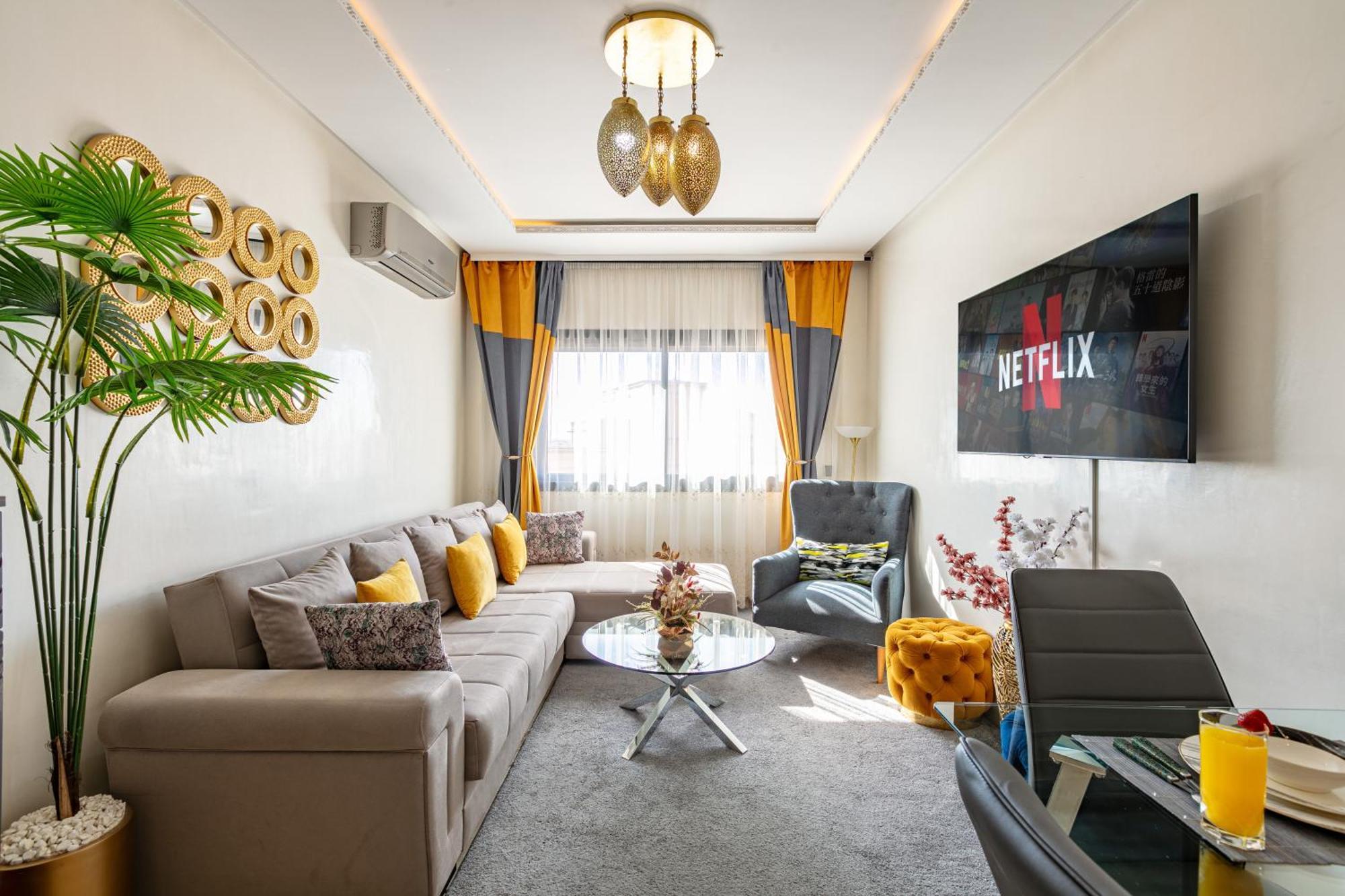 Cozy 2-Bedroom Apartment In Gueliz, Marrakech Marrakesh Exterior photo